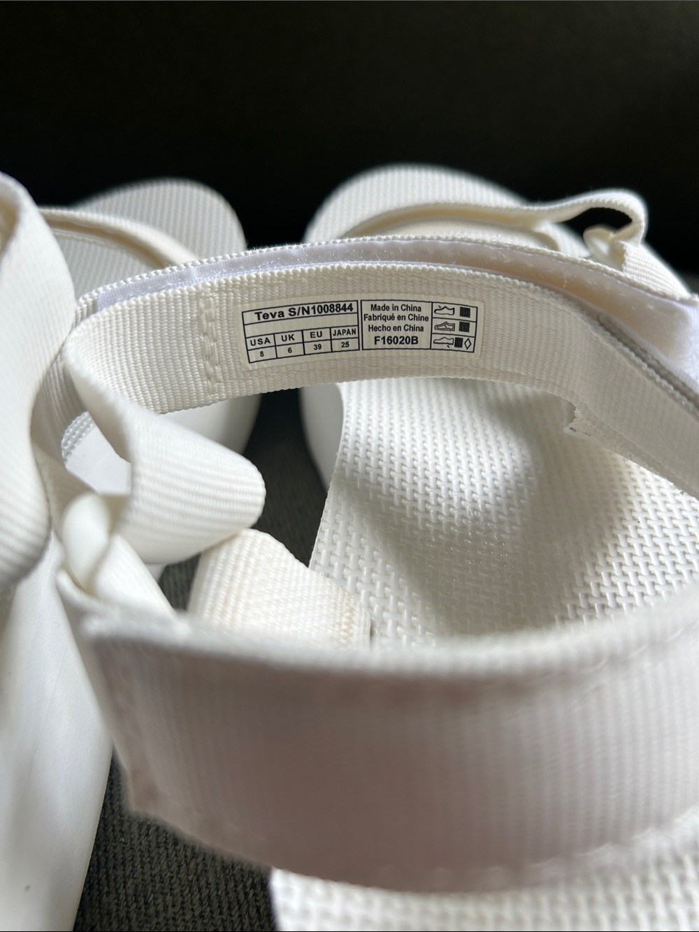 Teva Flatform in White - Picture 6 of 7